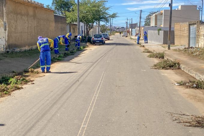 Secretaria de Ordem Pública mantém serviços de mutirão de limpeza e poda de árvores em toda a cidade