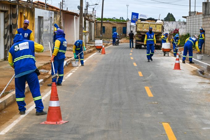 Governo Municipal conclui obra de pavimentação na Rua Venceslau Ribeiro