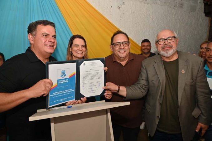 Prefeitura assina Ordem de Serviço para construção da primeira creche padrão FNDE na Zona Rural de Vitória da Conquista