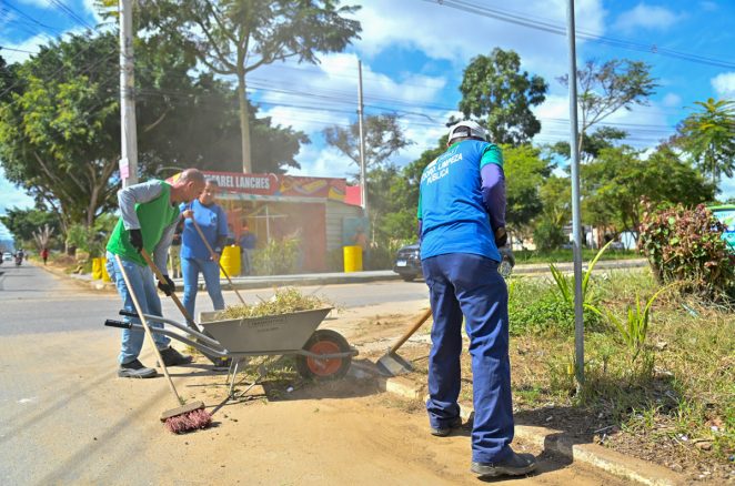 Secretaria Municipal de Ordem Pública reforça limpeza na cidade com mutirões destinados aos bairros