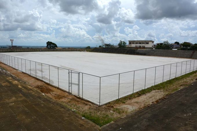 Campo do Estádio Murilão já está pronto para receber gramado sintético