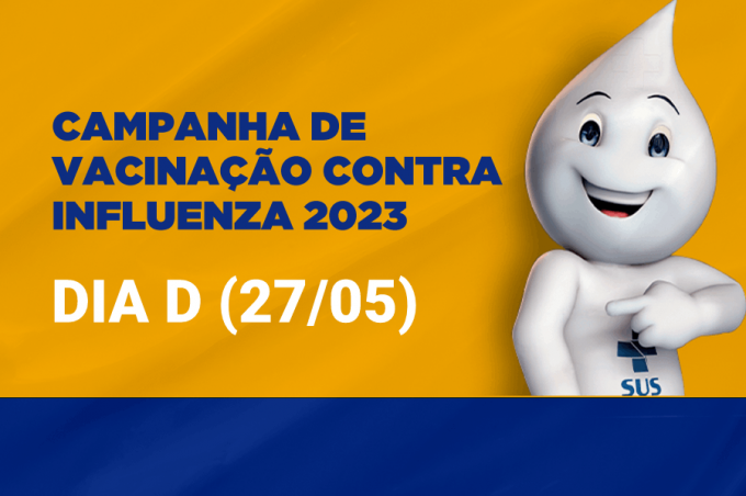 Dia D de vacinação contra influenza será neste sábado em todas as unidades de saúde