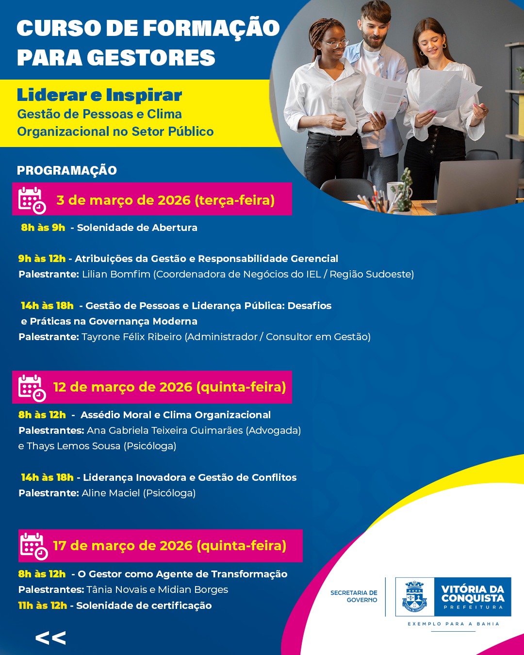 Foto: Reprodução/Prefeitura de Vitória da Conquista - BA