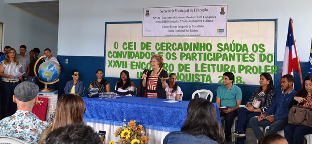 Escola Municipal Rui Barbosa recebe XXVII Encontro de Leitura do Proler