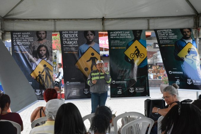 Semob finaliza Semana Nacional de Trânsito com ações na Praça Nove de Novembro