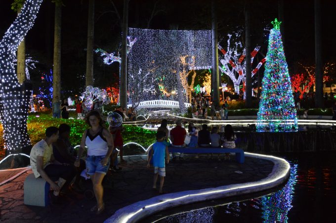 Iluminação especial de Natal vai poder ser vista até domingo (12)