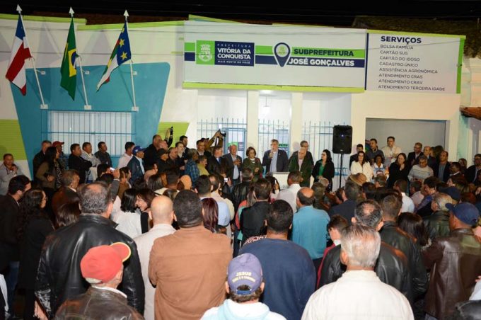 José Gonçalves recebe primeira sede da Subprefeitura