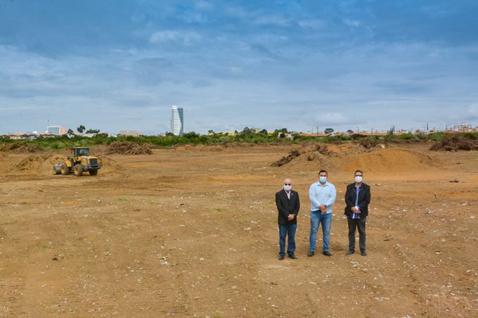 Prefeitura continua serviço de limpeza no terreno da Vila do Servidor