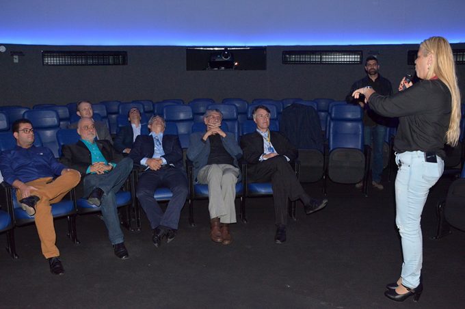 Prefeitura e Banco do Brasil debatem parcerias e visitam planetário