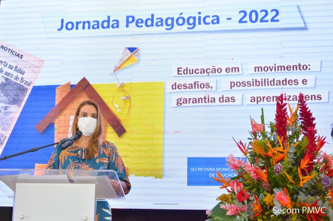 Prefeita e secretário de Educação enaltecem importância de professores na abertura da Jornada Pedagógica 2022