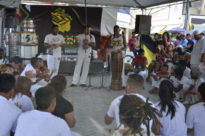 Roda de Capoeira na Praça nove de Novembro, marca as comemorações ao Dia Nacional da Consciência Negra