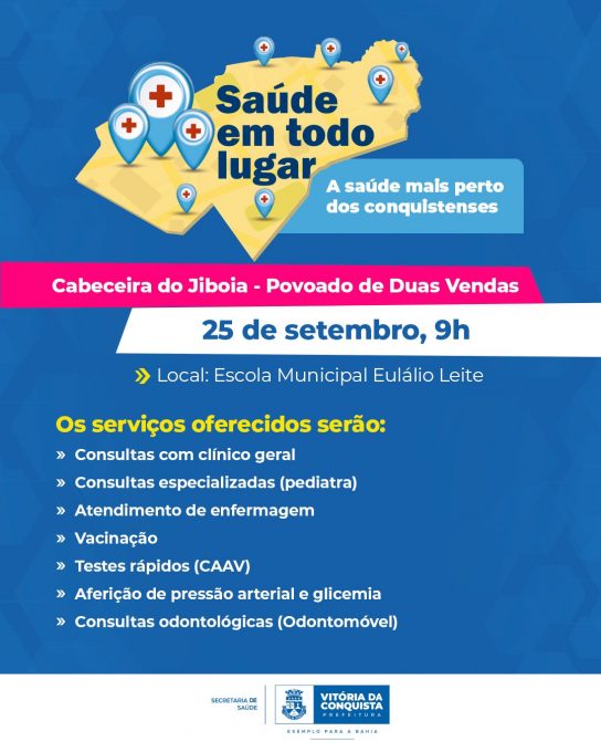 Foto: Reprodução/Prefeitura de Vitória da Conquista - BA