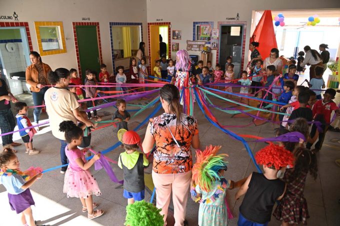 Cmei Recanto das Águas promove diversas atividades recreativas na Semana do Brincar