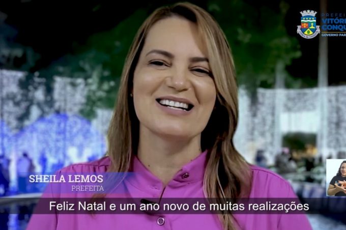 Em mensagem de fim de ano, prefeita de Conquista conclama as pessoas a se conectarem ao amor. Veja o vídeo