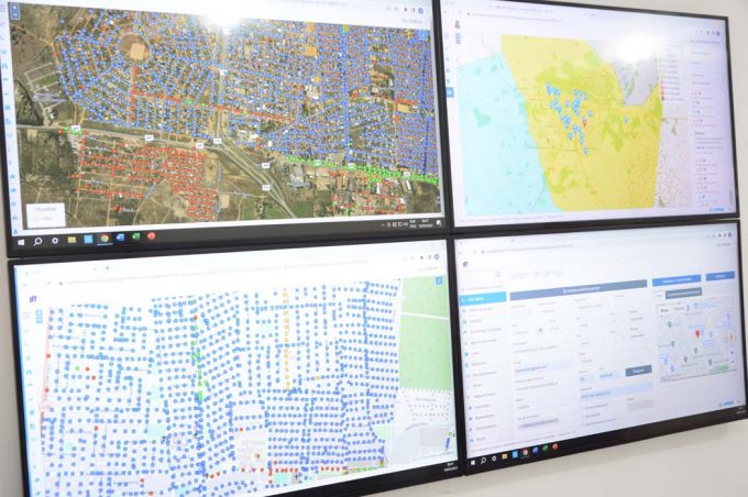 Brilha Conquista: Secretaria de Serviços Públicos monitora, em tempo real, luminárias de LED instaladas na cidade