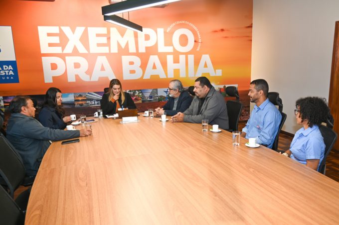 Governo Municipal recebe líderes baianos da Convenção Batista Nacional no dia de aniversário da entidade