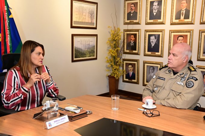 Governo Municipal recebe visita de cortesia do comandante de Policiamento da Região Sudoeste, Cel Paulo Guimarães