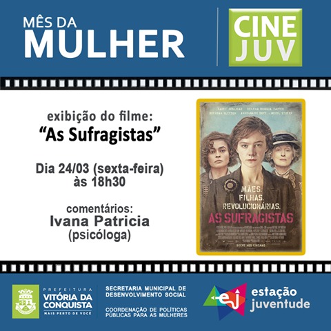 Cinejuv celebra Mês da Mulher