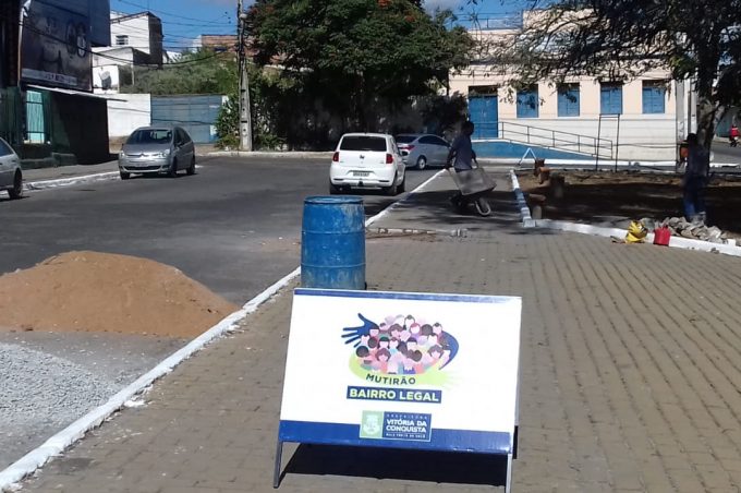 Mutirão Bairro Legal prepara o Bairro Pedrinhas para o Prefeitura Móvel