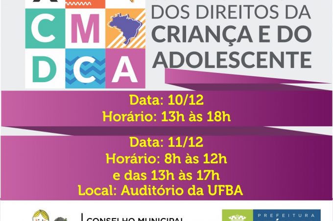 Comdica e Prefeitura realizam 10ª Conferência Municipal de Direitos da Criança e do Adolescente