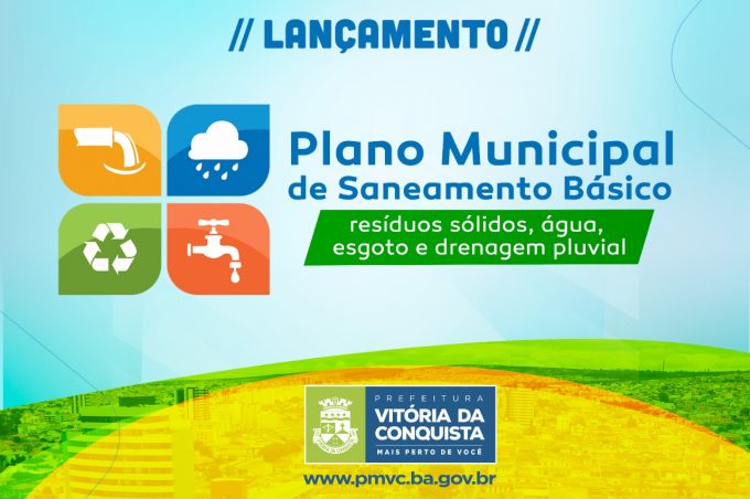Plano Municipal de Saneamento é lançado nesta sexta-feira (24)