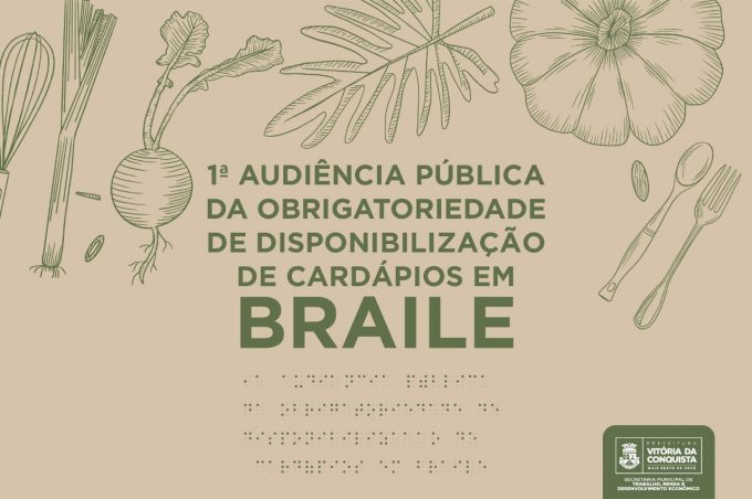 Prefeitura realiza audiência pública para discutir lei de obrigatoriedade de cardápios em braile