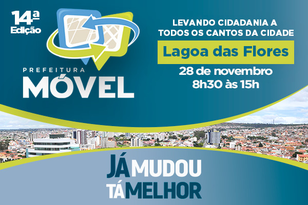 Bairro Lagoa das Flores recebe 14ª edição da Prefeitura Móvel