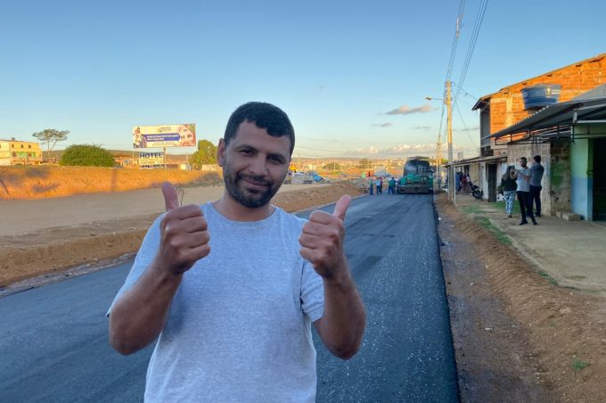 Mais asfalto na cidade: Agora, é a vez do bairro Henriqueta Prates receber pavimentação