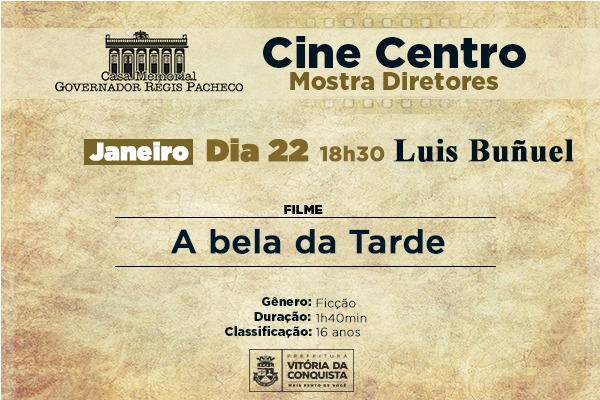 Mostra Diretores Cine Centro: “A Bela da Tarde”, de Luis Buñuel, vai ser exibido nesta quarta (22)