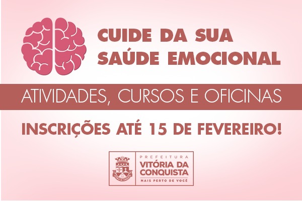 Desenvolvimento emocional vai ser abordado em oficinas oferecidas pela Semtre