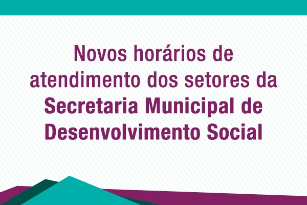 Coronavírus: Prefeitura altera funcionamento dos serviços do Desenvolvimento Social