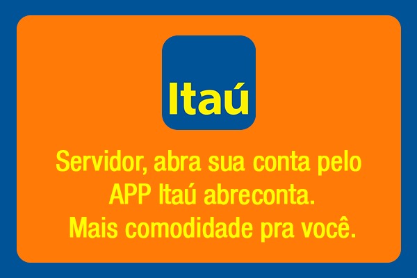 Servidores da Prefeitura podem abrir conta no Itaú por meio digital