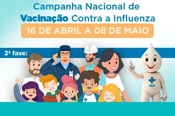 Unidades de Saúde vão disponibilizar 19 mil doses de vacina contra Influenza a partir desta quarta (6)