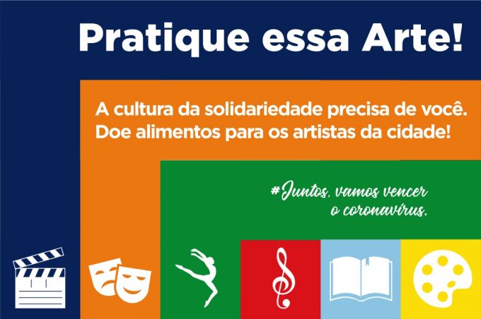 Conselho de Cultura arrecada alimentos para doar a artistas locais