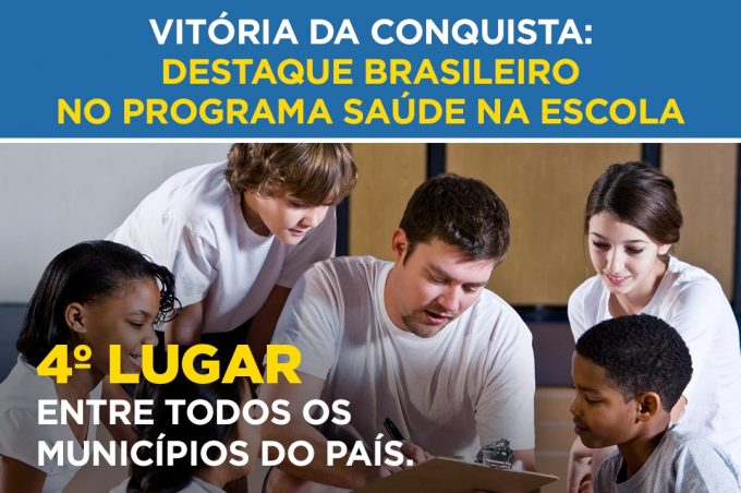 Vitória da Conquista é destaque no Brasil por ações desempenhadas no Programa Saúde na Escola