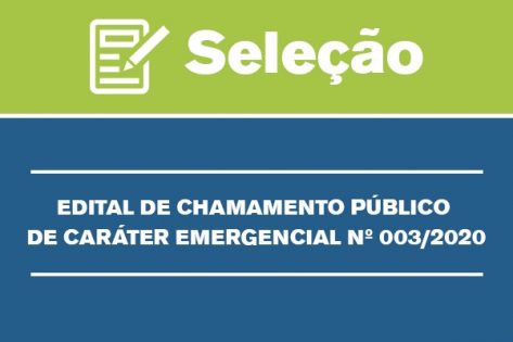 Prefeitura realiza sétima convocação de candidatos aprovados no Edital de Chamamento Público de Caráter Emergencial nº 003/2020