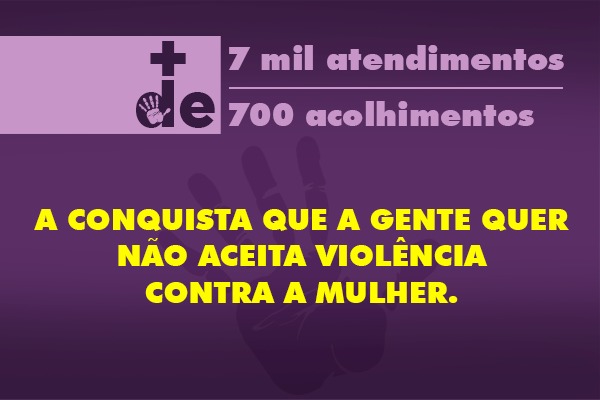 Proteção às mulheres de Conquista: Prefeitura já realizou mais de sete mil atendimentos às vítimas de violência