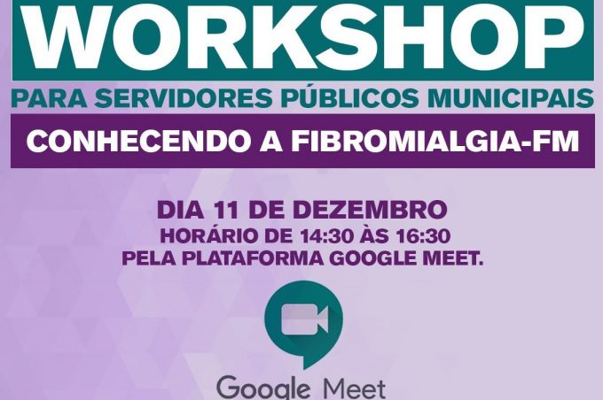 Prefeitura promove worshop sobre Síndrome da Fibromialgia