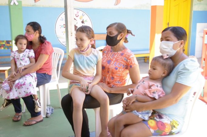 Cras realizam atividades presenciais e remotas durante 5ª Semana do Bebê