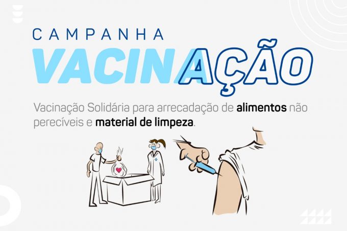 Prefeitura apoia campanha solidária do Conseg nos pontos de vacinação
