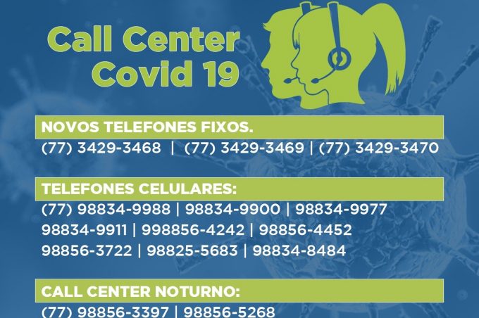 Call Center da Secretaria Municipal de Saúde agendou mais de 3.200 testes de Covid-19 em abril