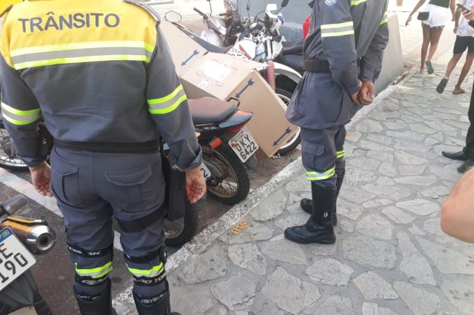 Simtrans recupera moto clonada