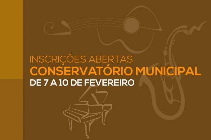 Conservatório Municipal de Música abrirá inscrições para seleção de novos alunos
