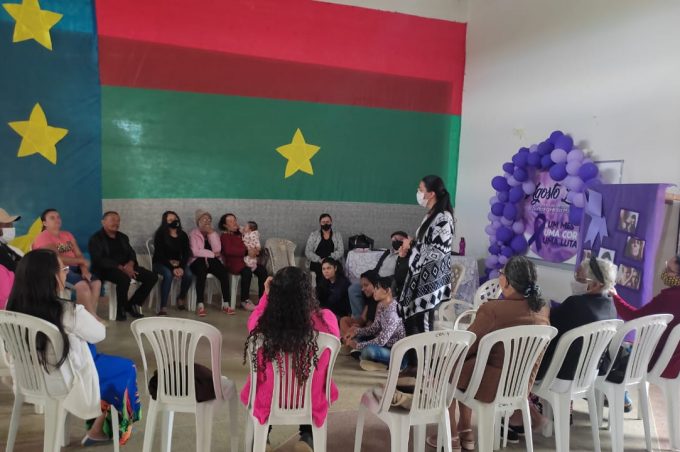 Campanha Agosto Lilás chega ao final com roda de conversa no Cras Jardim Valéria