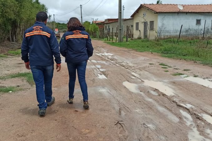 Coordenação da Defesa Civil percorre município em ações de prevenção aos danos causados pelas chuvas