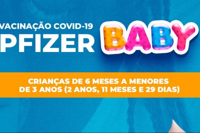 SMS retoma vacinação Pfizer Baby para crianças de 6 meses a menores de 2 anos na Unidade Régis Pacheco