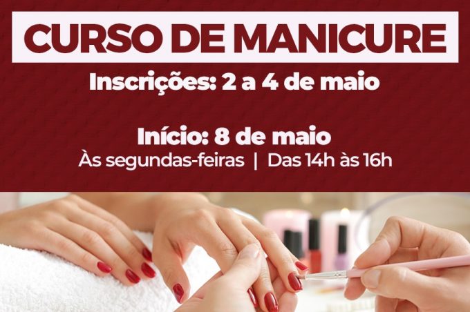 Coordenação da Juventude abre inscrições para curso de manicure a partir desta terça-feira