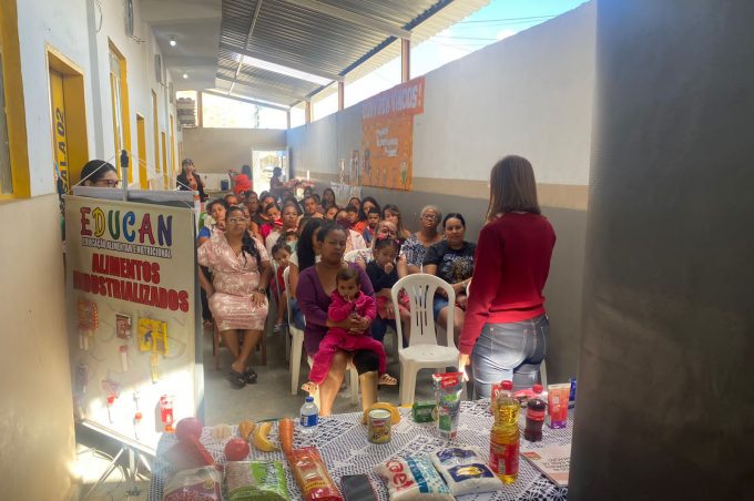 Coordenação de Alimentação Escolar participou de eventos abordando alimentação saudável para crianças