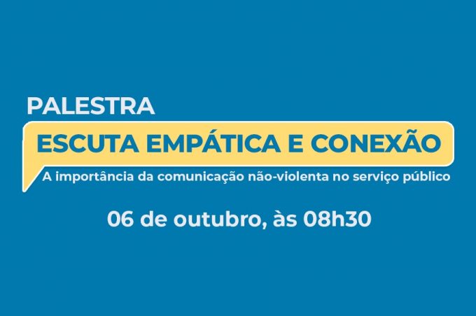 Secretaria de Gestão e Inovação abre inscrições para palestra sobre comunicação não-violenta no serviço público
