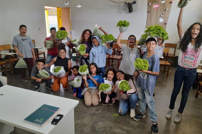Comitiva de Jacobina visita Escola Conquista Criança para conhecer projeto Cooper Criança